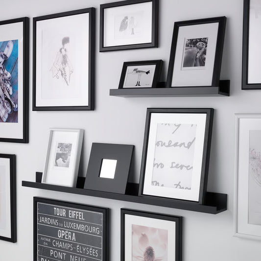 CFTZ2 - IKEA pair of Mosslanda picture frame shelves. LOCAL pick up or delivery only