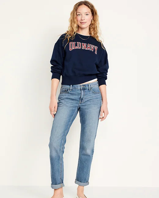 Old Navy WOW Mid rise boyfriend jeans | Size 8